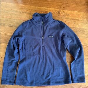 Patagonia Women's Micro D 1/4 Zip Fleece - Navy